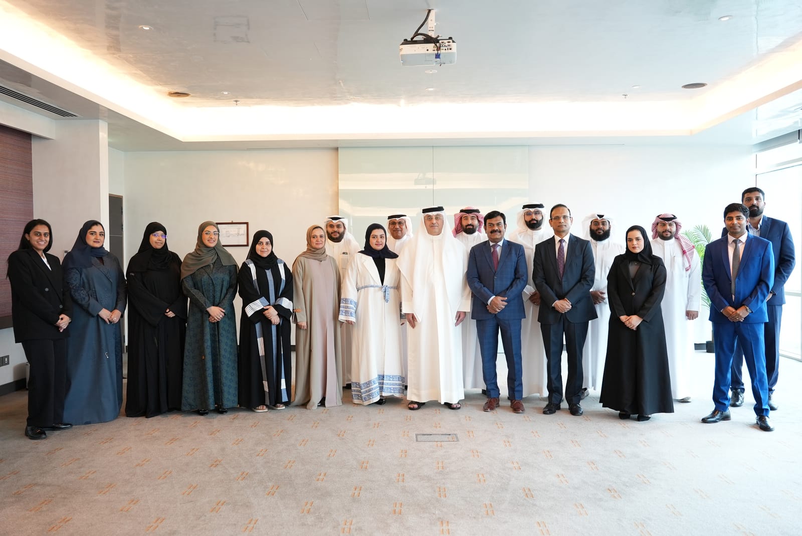 ACME and Bahrain Space Agency team celebrating Al-Mundhir satellite project 2025